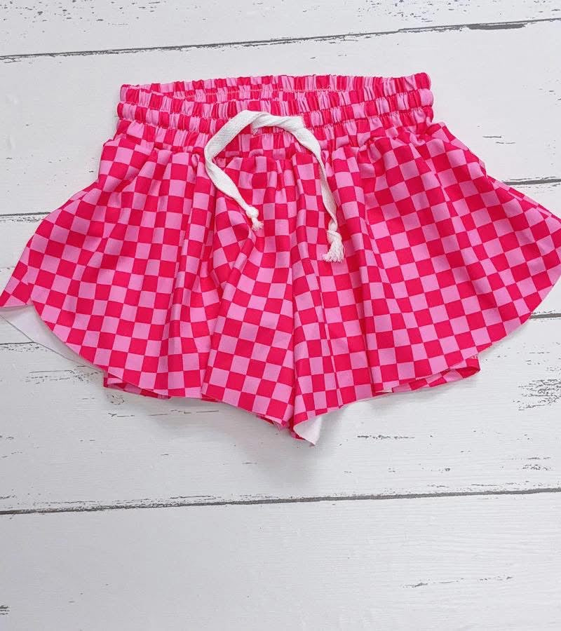 Checkered Shorts 4T
