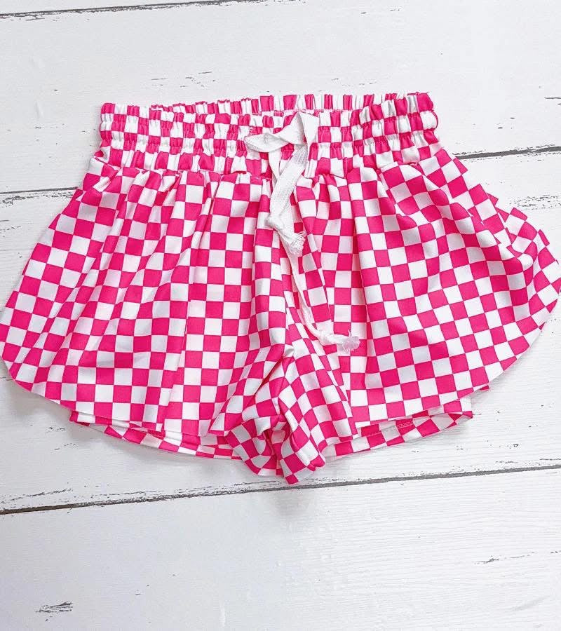 Checkered Shorts - 3T